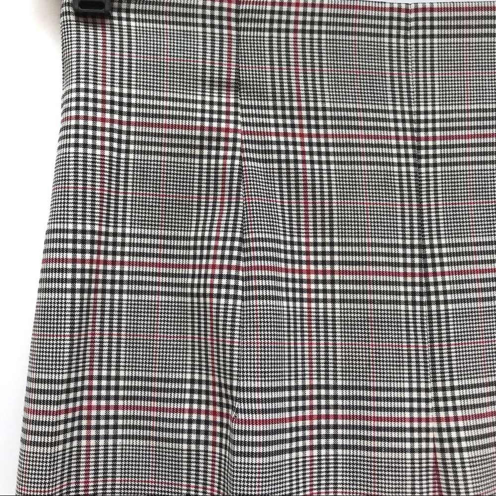 Zara Checkered Plaid High Rise Cuffed Pants NEW - Picture 7 of 9